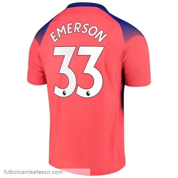 Camiseta Chelsea NO.33 Emerson 3ª 2020/21 Naranja